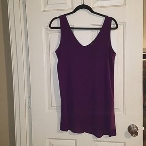 Soprano Purple Dressy Blousey Tank